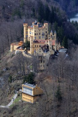 Historic Castle Hohenschwangau in Bavaria clipart