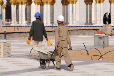 Sheikh Zayed Mosque in Abu Dhabi clipart