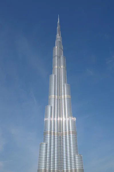 Verdens høyeste skyskraper - Burj Dubai (Burj Khalifa), Dubai United A – stockfoto