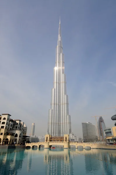 El rascacielos más alto del mundo - Burj Dubai (Burj Khalifa), Dubai United A —  Fotos de Stock