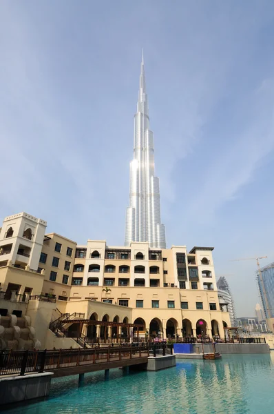 El rascacielos más alto del mundo - Burj Dubai (Burj Khalifa), Dubai United A — Foto de Stock