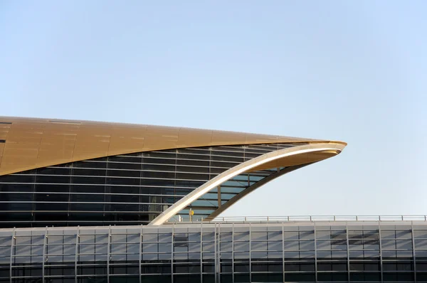 Futuristic Metro Station in Dubai, United Arab Emirates — Stock Photo, Image