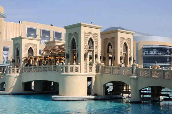 桥梁在迪拜购物中心，阿拉伯联合酋长国迪拜 — 图库照片