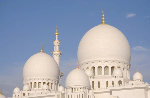 Mesquita zayed xeque em abu dhabi, emirados árabes unidos — Fotografia de Stock