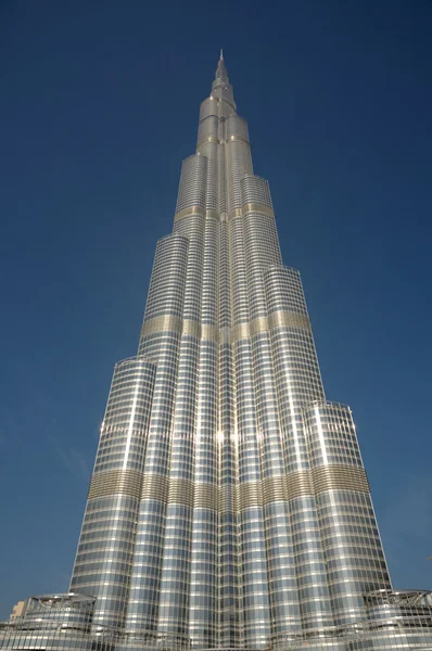 Burj Khalifa - o arranha-céu mais alto do mundo, Dubai — Fotografia de Stock