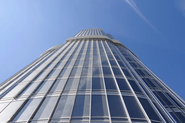 發-在迪拜世界最高摩天大楼 — 图库照片