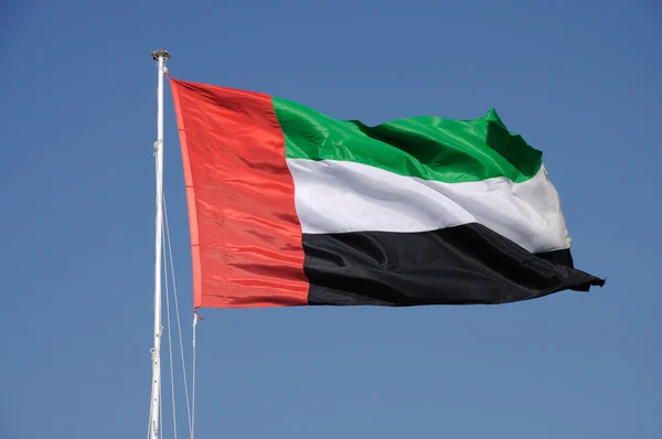 Прапор об "єднаних араб еміратів — стокове фото