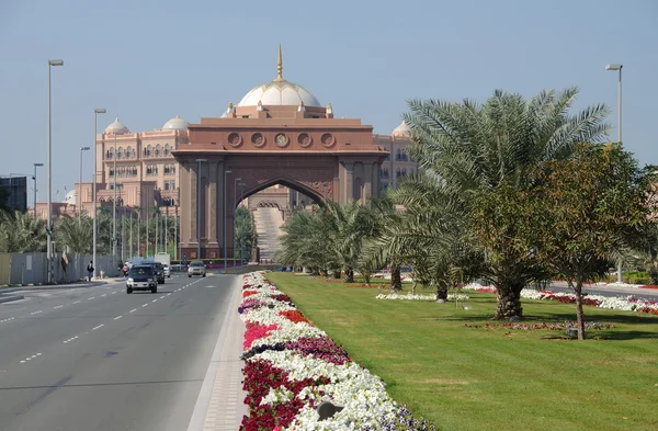 El Palacio de los Emiratos en Abu Dhabi, Emiratos Árabes Unidos — Foto de Stock