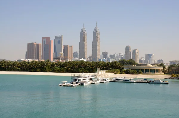 Widok na wybrzeże jumeirah, Dubaj — Zdjęcie stockowe