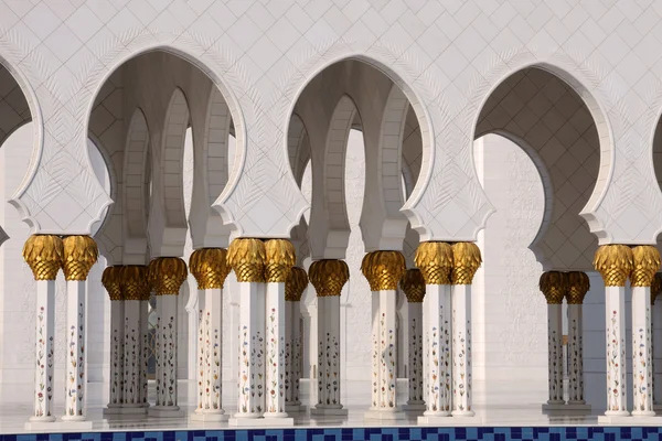 Detalj av schejk zayed-moskén, abu dhabi — Stockfoto