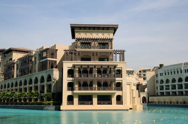 在迪拜的阿拉伯风格建筑 — 图库照片