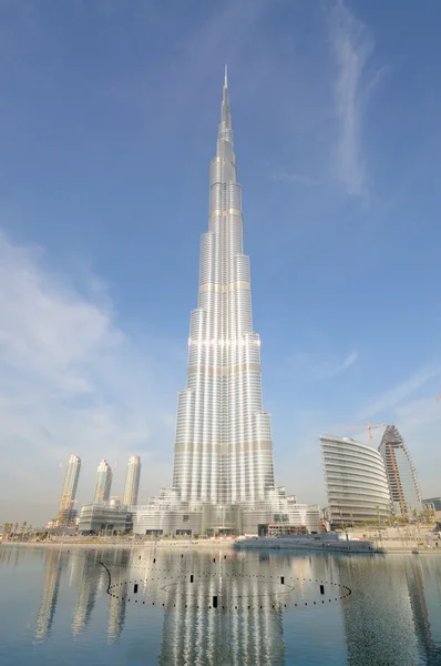 Burj khalifa - nejvyšší mrakodrap na světě, Dubaj — Stock fotografie