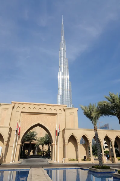 Nejvyšší mrakodrap na světě - Burdž Dubaj (Burdž Chalífa), Dubaj — Stock fotografie