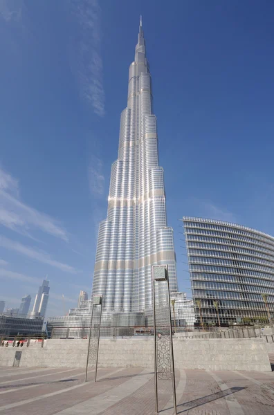 Dünya - burj dubai (burj khalifa), dubai en yüksek gökdelen — стокове фото