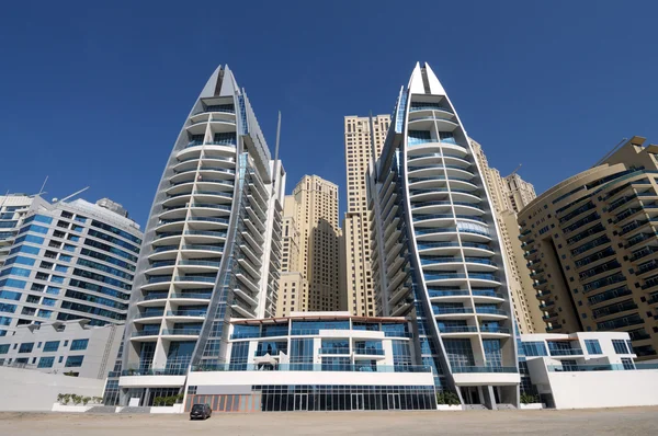 Edifícios modernos na Marina do Dubai — Fotografia de Stock