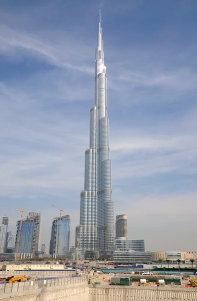 Burj Khalifa, Dubai Burj Al Arab Il Global Village a Dubailand — Foto Stock