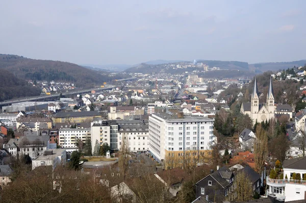 Άποψη της πόλης siegen, Γερμανία — Φωτογραφία Αρχείου