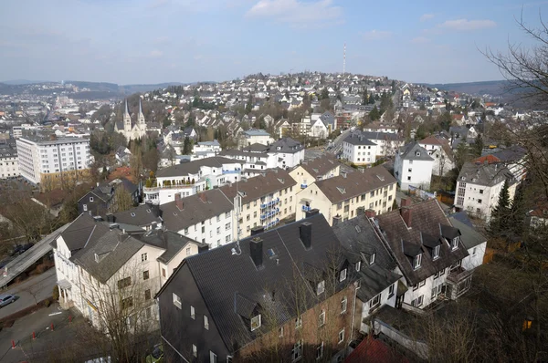 Vista de la ciudad Siegen, Alemania — Foto de Stock