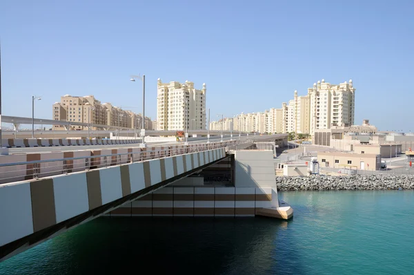 Ponte para Palm Jumeirah, Dubai — Fotografia de Stock