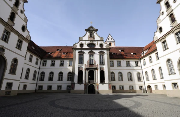 Castelo Courtyard em Fuessen, Alemanha — Fotografia de Stock
