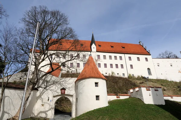 Starobylý hrad v bavorském městě fuessen, Německo — Stock fotografie