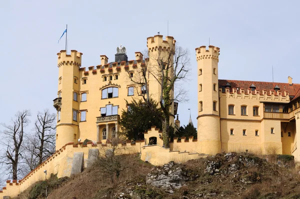 Castelo histórico Hohenschwangau na Baviera, Alemanha — Fotografia de Stock