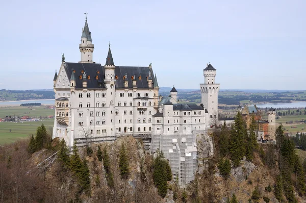 Incrível Castelo de Neuschwanstein na Baviera, Alemanha — Fotografia de Stock