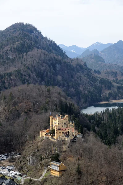 历史的城堡高天鹅堡德国 — 图库照片