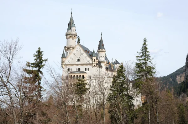 Úžasný zámek neuschwanstein v Bavorsku, Německo — Stock fotografie