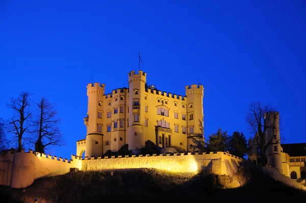 Zamek Hohenschwangau w Bawarii, Niemcy — Zdjęcie stockowe