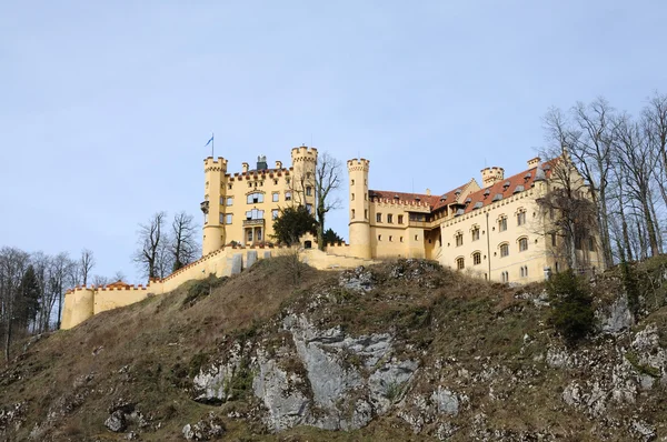 Historický zámek hohenschwangau v Bavorsku — Stock fotografie
