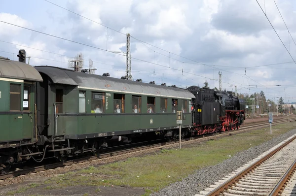 歴史的な蒸気機関車 — ストック写真