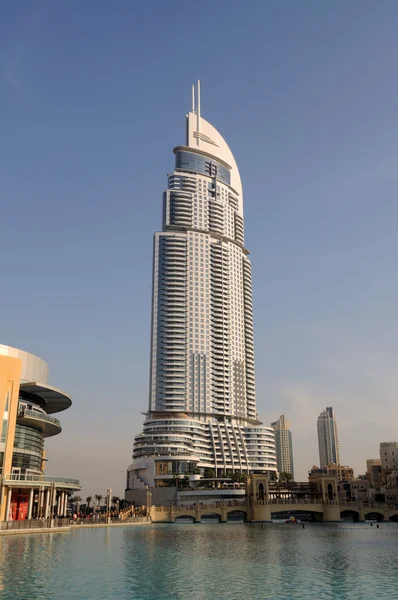 The Address Hotel em Dubai, Emirados Árabes Unidos — Fotografia de Stock