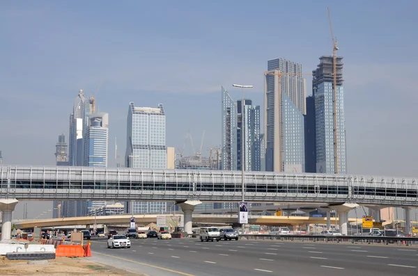 Sheikh Zayed Road, Dubai — Stockfoto