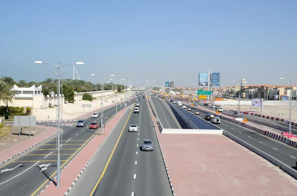 Al sufouh road w Dubaju — Zdjęcie stockowe