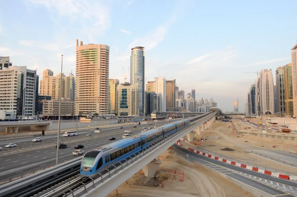 Dubai'deki Şeyh zayed yolu — Stok fotoğraf