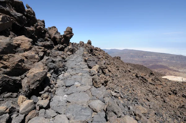 Campo de lava en el volcán Teide, Tenerife España —  Fotos de Stock