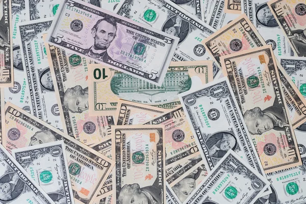 Fondo banconote in dollari — Foto Stock