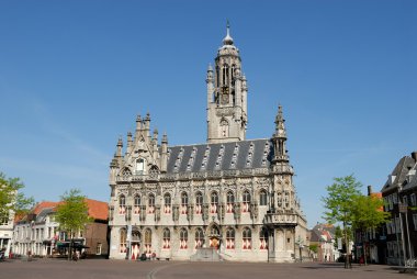 City hall of Middelburg, Holland clipart