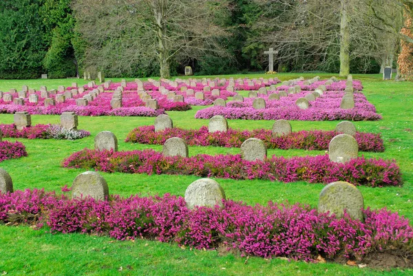 Hřbitov vojáků v Německu — Stock fotografie