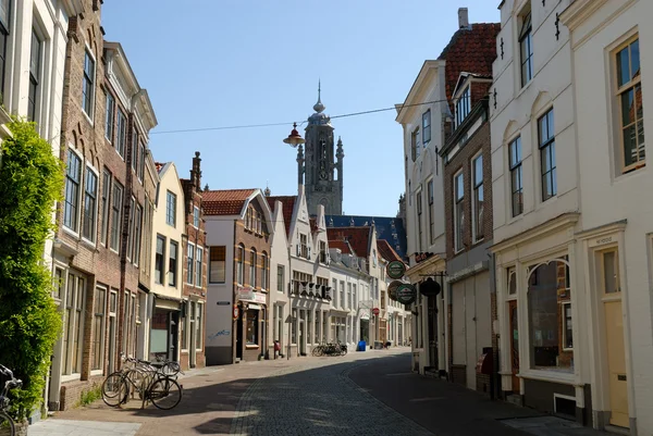Straße in Middelburg, den Niederlanden — Stockfoto