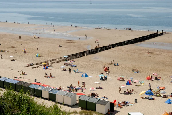 Strand in den Niederlanden — Stockfoto