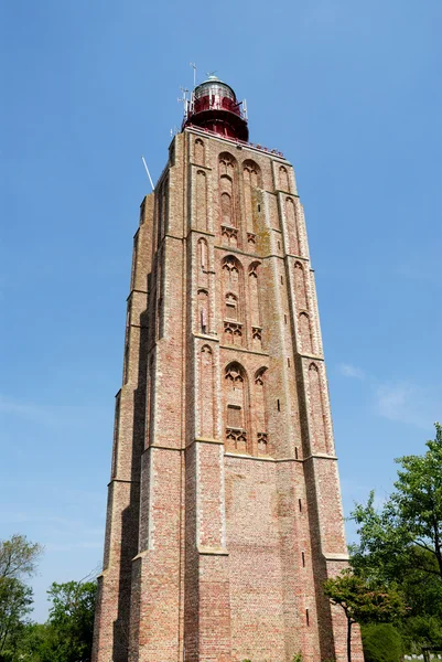 Fyren i westkapelle, Nederländerna — Stockfoto