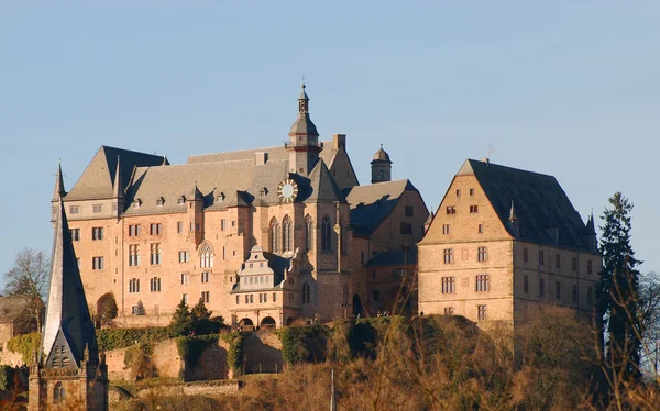Slottet i marburg, Tyskland — Stockfoto