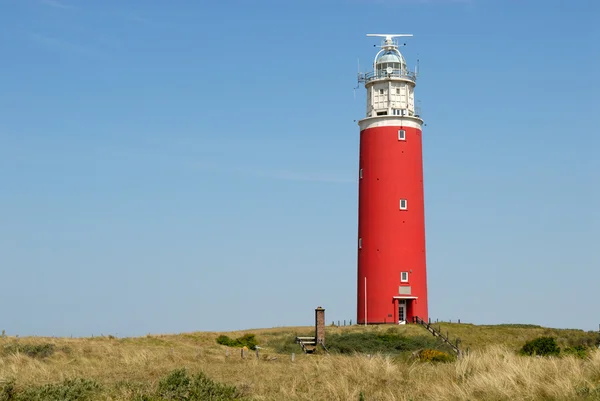 Leuchtturm auf Texel, den Niederlanden — Stockfoto