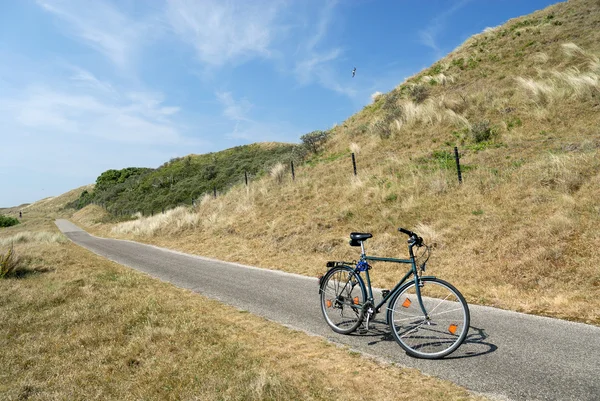 Riding bicycle in the Netherlands — Stock Photo, Image