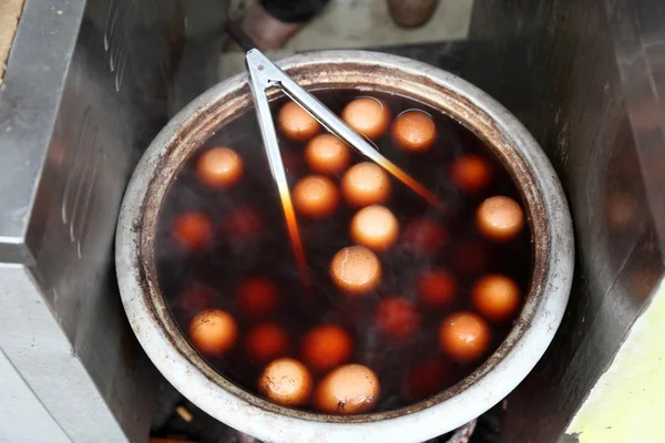 Telur teh tradisional Cina — Stok Foto