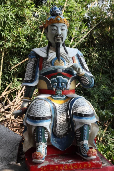 Estatua en el templo de los 10000 Budas en Hong Kong —  Fotos de Stock