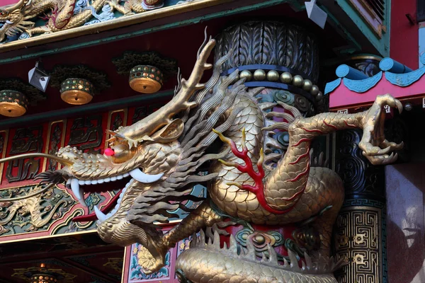 Dragão chinês em Hong Kong — Fotografia de Stock