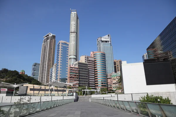 Arranha-céus em Kowloon, Hong Kong — Fotografia de Stock
